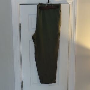 Old Navy Women's Dark Olive Linen Chinos